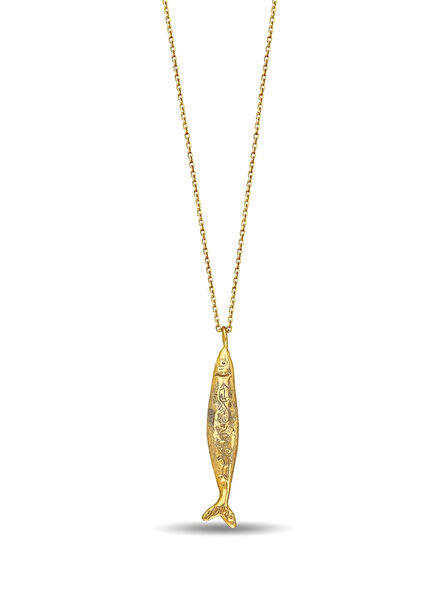 The Pontius Women's Gold Plated Silver Necklace